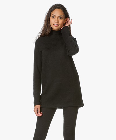 Denham Sweater Capsule in Rib Knit - Cinder Black