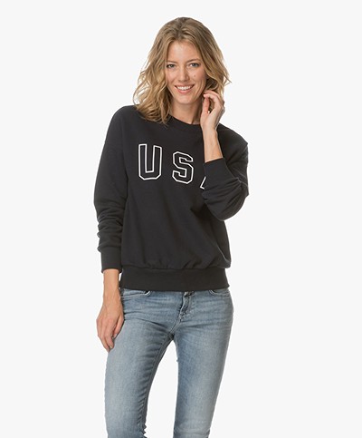 Anine Bing USA Sweatshirt - Navy 