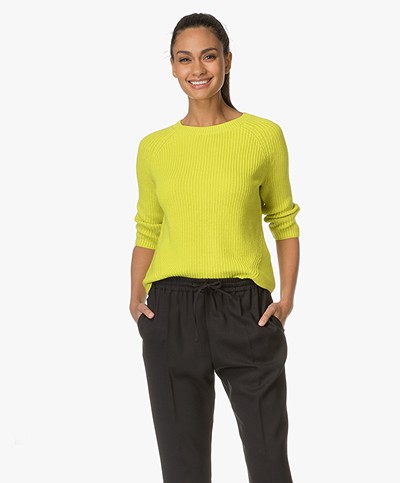 HUGO Sirina Knitted Pullover - Bright Green