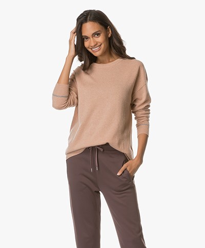 Filippa K Oversized Cashmere Sweater - Blush Mêlee