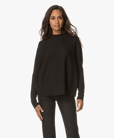 Drykorn Lya Wool Knitted Pullover - Anthracite
