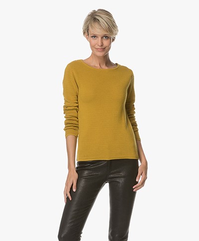 Kyra & Ko Salina Cotton Sweater - Gold