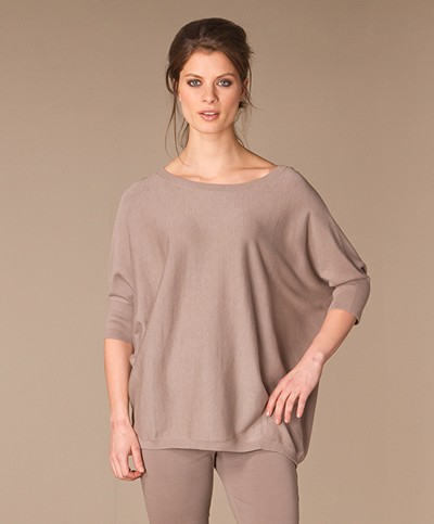 Repeat Poncho Sweater - Rock
