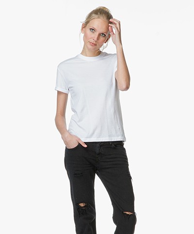 T by Alexander Wang Jersey Tee - White