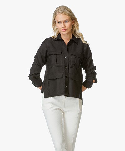 Filippa K Hanna Shirt Jacket - Black
