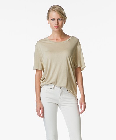 By Malene Birger Jinuasi Casual T-shirt - Nature