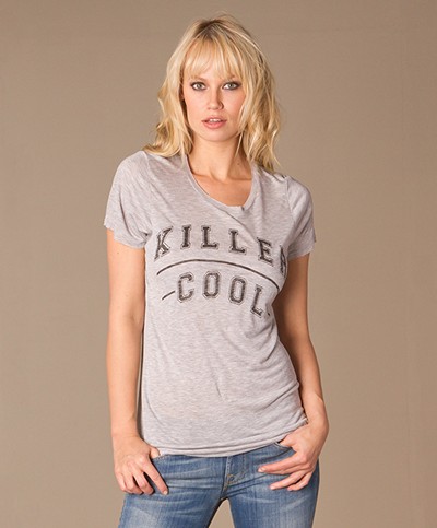Zoe Karssen Killer Cool T-shirt - Grey Heather