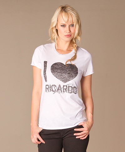Zoe Karssen Ricardo T-shirt - Optical White