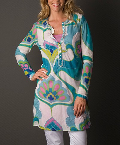 Day Wave Tunic - Natural