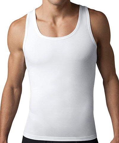 SPANX® Cotton Compression Tanktop in Wit