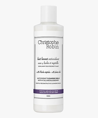 Christophe Robin Antioxidant Cleansing Milk with 4 Oils and Blueberry