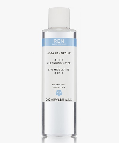REN Clean Skincare Rosa Centifolia 3-IN-1 Cleansing Water