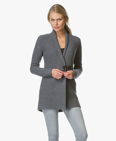 Belluna New York Knitted Cardigan - Grey