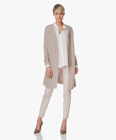 Repeat Cashmere Open Cardigan - Sand